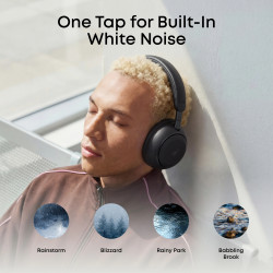 Anker Soundcore Space 2 | Headphones | Over-ear | Microphone | Jet Black | Noise canceling