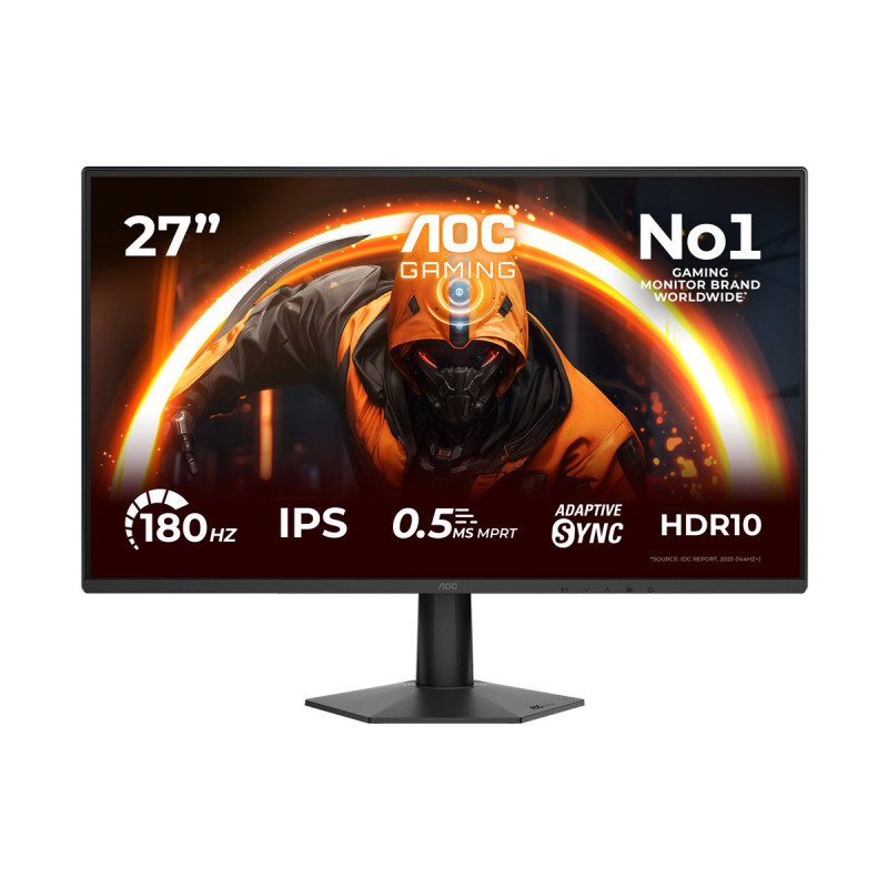 AOC 27G50F | 27 " | IPS | FHD | 16:9 | 144 Hz | 0.5 ms | 1920 x 1080 pixels | 300 cd/m | HDMI ports quantity 1 | Black