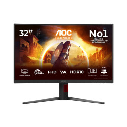 AOC C32G4Z | 32 " | VA | FHD | 16:9 | 240 Hz | 0.3 ms | 1920 x 1080 pixels | 300 cd/m | HDMI ports quantity 1 | Black