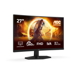 AOC C27G42ZE | 27 " | Fast VA | FHD | 16:9 | 260 Hz | 1 ms | 1920 x 1080 pixels | 300 cd/m | HDMI ports quantity 1 | Black