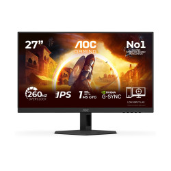 AOC 27G4ZRE | 27 " | Fast IPS | FHD | 16:9 | 260 Hz | 1 ms | 1920 x 1080 pixels | 300 cd/m | HDMI ports quantity 2 | Black
