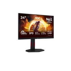 AOC 24G4ZR | 24 " | Fast IPS | FHD | 16:9 | 240 Hz | 1 ms | 1920 x 1080 pixels | 300 cd/m | HDMI ports quantity 2 | Black