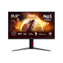 AOC U32G4U | 32 " | Fast IPS | UHD | 16:9 | 160 Hz | 1 ms | 3840 x 2160 pixels | 450 cd/m | HDMI ports quantity 2 | Black