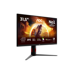 AOC U32G4U | 32 " | Fast IPS | UHD | 16:9 | 160 Hz | 1 ms | 3840 x 2160 pixels | 450 cd/m | HDMI ports quantity 2 | Black