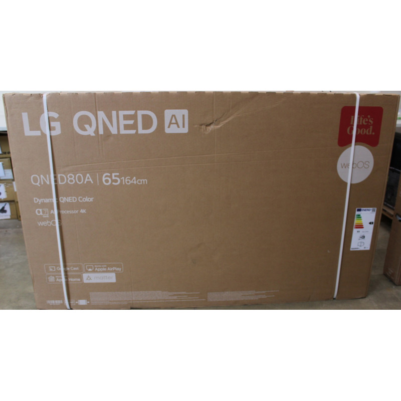 SALE OUT. | LG 65QNED80A3A | 65 | Smart TV | webOS | UHD | DAMAGED PACKAGING