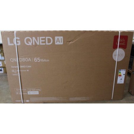 SALE OUT. | LG 65QNED80A3A | 65 | Smart TV | webOS | UHD | DAMAGED PACKAGING