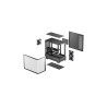 Deepcool Case | CG380U 3F | Micro ATX | Black