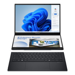 Asus | Zenbook Duo UX8406CA-QL287W | Inkwell Gray | 14 " | OLED | Touchscreen | FHD | 1920 x 1200 pixels | Intel Core Ultra 7 | 