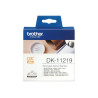 Brother DK-11219 Round paper labels, 12 mm, Black on white | Brother