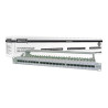Digitus | CAT 6A Patch Panel, shielded, 1U, 24-port | RJ45, 8P8C | Grey