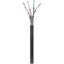 Goobay | CAT 6 Outdoor Network Cable, S/FTP (PiMF), 100 m | 57195 | U/UTP | Black