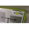 SALE OUT. Goobay Dual Monitor Mount Flex, Black | Goobay Dual Monitor Mount Flex | Swivel, Tilt, Rotation | 17-32 " | Maximum we