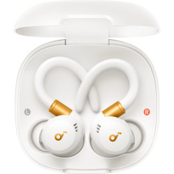Anker Soundcore | Earbuds with Hook | Sport X20 | Bluetooth | ANC | White/Gold
