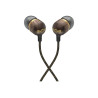 Marley Wired Earbuds | Smile Jamaica | Built-in microphone | USB Type-C | Brass