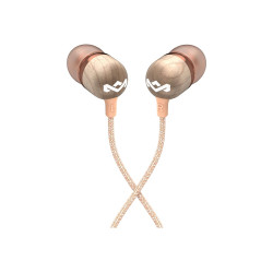 Marley Wired Earbuds | Smile Jamaica | Built-in microphone | USB Type-C | Copper