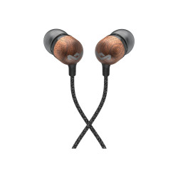 Marley Wired Earbuds | Smile Jamaica | Built-in microphone | USB Type-C | Signature Black