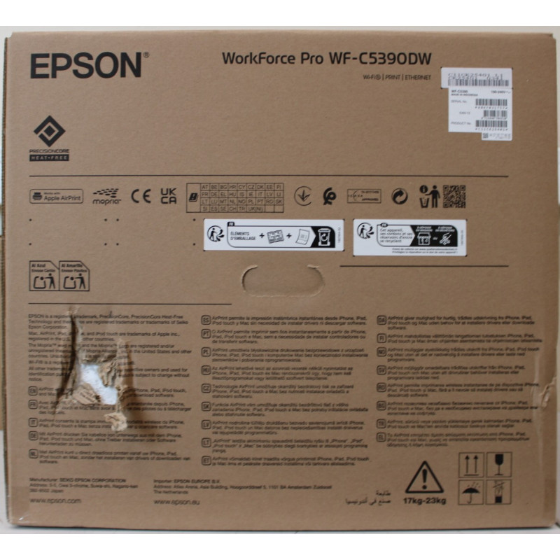 SALE OUT. Epson WorkForce Pro WF-C5390DW | SALE OUT. Epson | WorkForce Pro | WF-C5390DW | Inkjet | Colour | Inkjet Printer | A4 