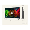 LG QNED 4K evo AI Mini LED TV | 43QNED8EB3F | 43 | Smart TV | webOS | UHD | Black