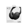 Sudio Headphones | K3 | Bluetooth | Over-ear | Microphone | Ink Black | Noise canceling | Wireless