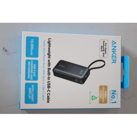 SALE OUT. Anker 545 Nano Power Bank | A1259G11 | 10000 mAh | Black | DEMO