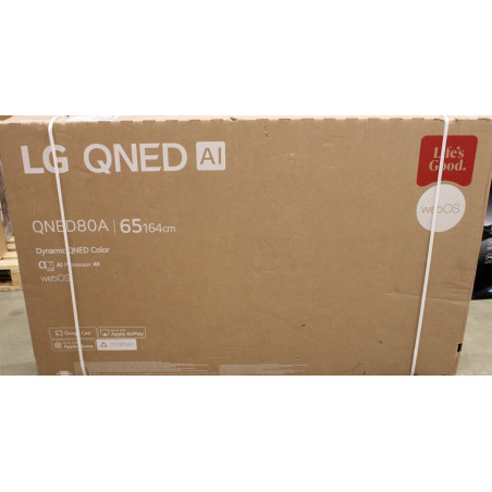 SALE OUT. | LG 65QNED80A3A | 65 | Smart TV | webOS | UHD | DAMAGED PACKAGING