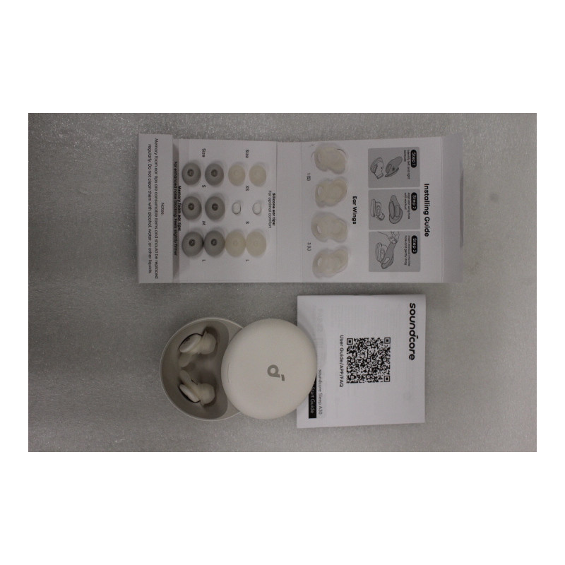 SALE OUT. Anker Soundcore Smart ANC Sleep Earbuds with AI Brainwave Audio | Sleep A30 | Bluetooth | ANC | White | DEMO