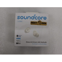 SALE OUT. Anker Soundcore Smart ANC Sleep Earbuds with AI Brainwave Audio | Sleep A30 | Bluetooth | ANC | White | DEMO
