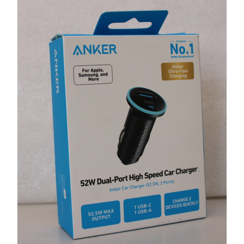 SALE OUT. Anker 325 Car Charger 1A/1C PD 53W with PPS | SALE OUT. Anker Car Charger 1A/1C PD 53W with PPS | A2735G11 | DEMO