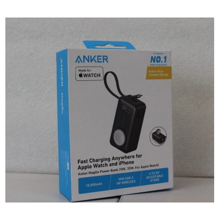 SALE OUT. Anker MagGo Power Bank | 10000 mAh | Black Stone | DEMO