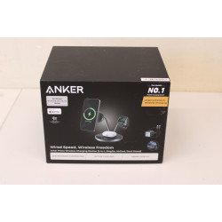 SALE OUT. Anker Prime Wireless Charging Station Qi2.2 25W wireles charging (3-in-1, MagGo, AirCool, Dock Stand) PSU added, Black