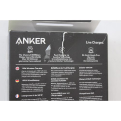 SALE OUT. Anker Prime Charging Base for Power Bank, 100W | A1902311 | Black | UNPACKED, DAMAGED PACKAGING, SCRATCHED