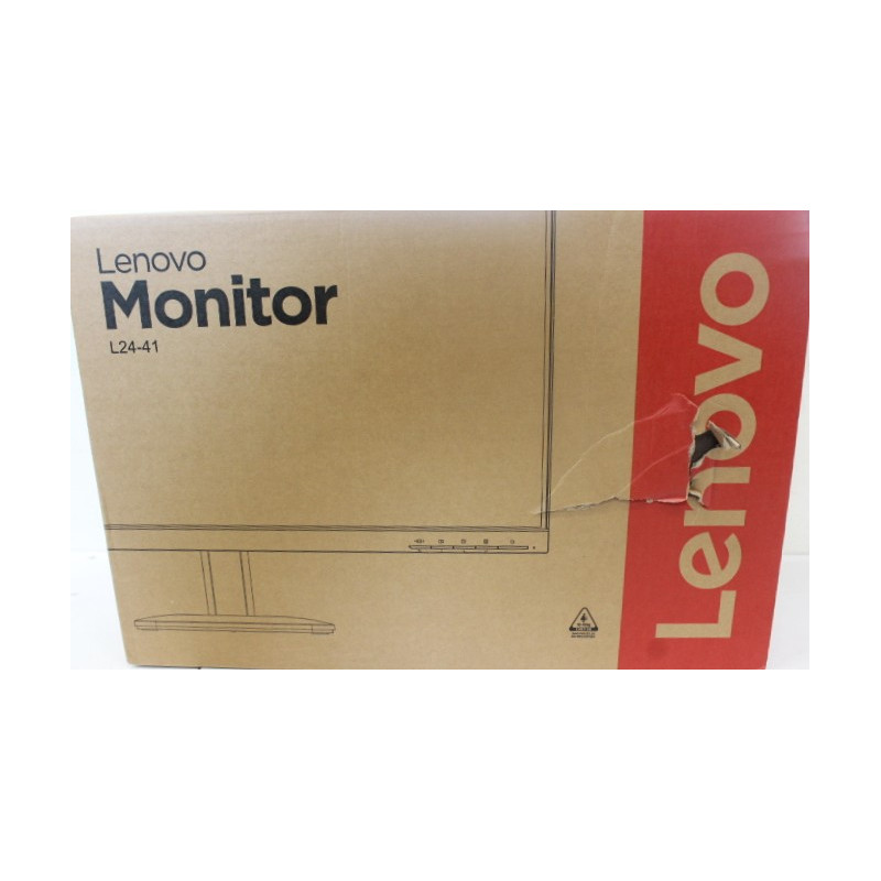 SALE OUT. Lenovo L24-41 23.8 IPS 1920x1080/16:9/250 nits/HDMI/Raven Black/3Y Warranty | Lenovo L24-41 | 23.8 " | IPS | FHD | 16: