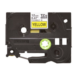 Brother | TZe-FX631 Flexible ID Laminated Tape | Black on Yellow | TZe | 8 m | 1.2 cm