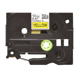 Brother | TZe-FX631 Flexible ID Laminated Tape | Black on Yellow | TZe | 8 m | 1.2 cm