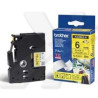 Brother | TZe-FX611 Flexible ID Laminated Tape | Black on Yellow | TZe | 8 m | 6 cm