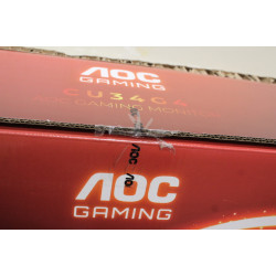SALE OUT. AOC CU34G4 Curved 34" 3440x1440/21:9/1ms HDMI, DisplayPort, USB, Audio out | SALE OUT. AOC | CU34G4 | 34 " | Fast VA |