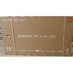 SALE OUT. Xiaomi TV S Mini LED 55 2026 | SALE OUT. Xiaomi S Mini LED 2026 | 55 | Smart TV | Google TV | 4K UHD | Dark Grey | DAM