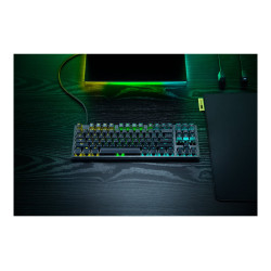 Razer Huntsman V3 Tenkeyless 8KHz | Gaming keyboard | Wired | US | Razer Analog Optical Switch Gen-2 | Black