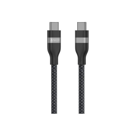 Anker USB-C to USB-C Cable Braided, 0.9m, 240W, Black | Anker USB-C Braided Cable, 0.9 m