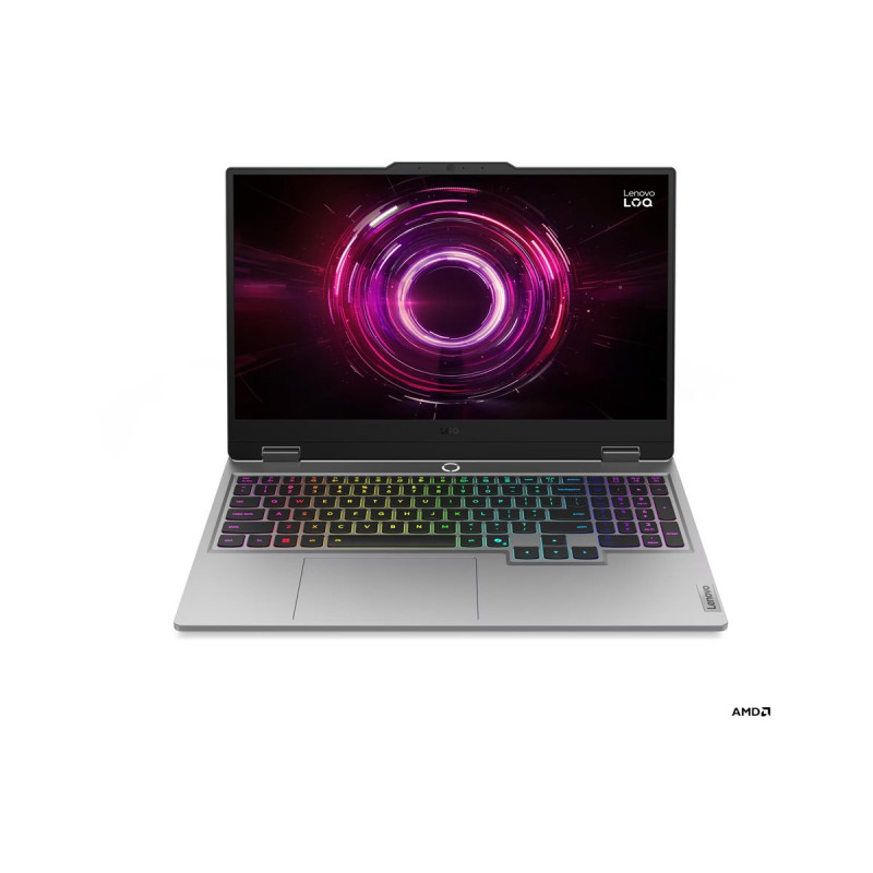 Lenovo- LOQ 15AHP10 | Luna Grey | 15.6 " | IPS | FHD | 1920 x 1080 pixels | Anti-glare | AMD Ryzen 7 | 250 | 16 GB | SODIMM DDR5
