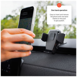 Fixed Iconiq Dash with adhesive foot for dashboard | FIXICQ-M-BK | Universal car holder | Black