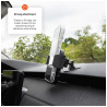 Fixed Iconiq Dash with adhesive foot for dashboard | FIXICQ-M-BK | Universal car holder | Black