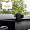 Fixed Iconiq Dash with adhesive foot for dashboard | FIXICQ-M-BK | Universal car holder | Black