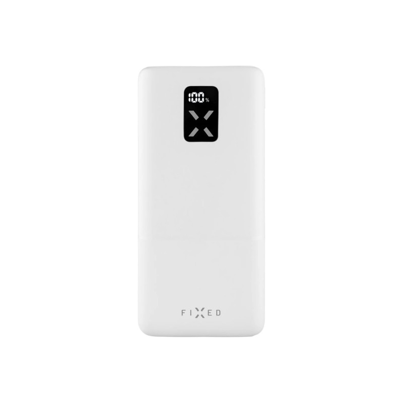 Fixed Power bank Zen 20 with LCD display and PD 20W output | FIXZEN-20-WH | 20000 mAh | White