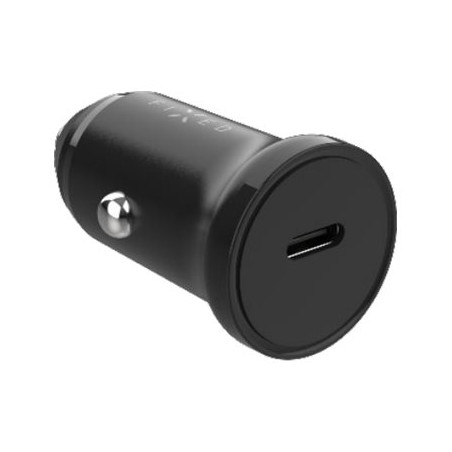 Fixed USB-C Car Charger 20W+ USB-C/USB-C Cable | FIXCC20N-CC-BK