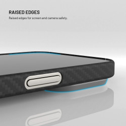 Fixed Back cover | Apple | iPhone 17 | Aramid fibers | Black | MagVelar with MagSafe