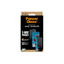 PanzerGlass 2-Way Privacy Screen Protector Samsung New Galaxy S26 | Ultra-Wide Fit w. EasyAligner | PanzerGlass