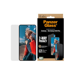 PanzerGlass 2-Way Privacy Screen Protector Samsung New Galaxy S26 Plus | Ultra-Wide Fit w. EasyAligner | PanzerGlass