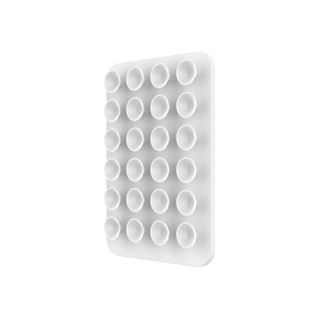 Fixed MagSafe holder with suction cups | Cup holder | Liquid silicone | White