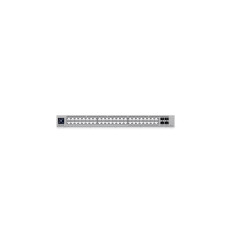 Ubiquiti | USW-Pro-Max-48-PoE | Etherlighting switch with 2.5 GbE and PoE++ output | Rack-mountable | Managed L3 | Power supply 